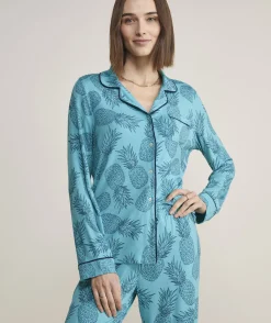 Super-Soft Printed Knit Pajama Set