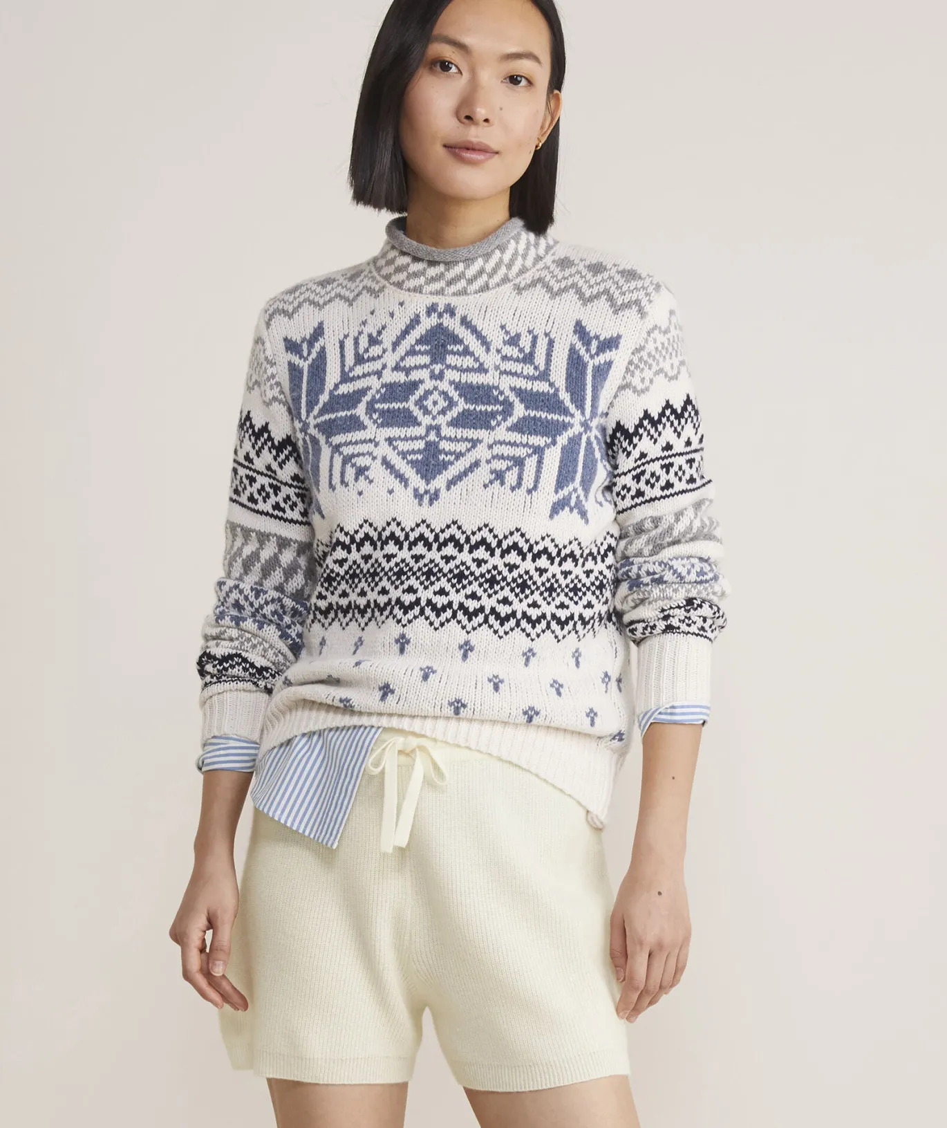 Super-Soft Printed Knit Pajama Short Set