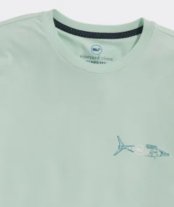 Textured Wahoo Long-Sleeve Dunes Tee