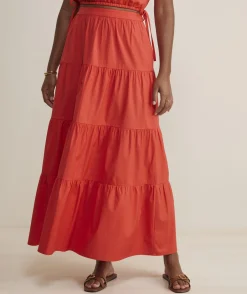Tiered Maxi Skirt