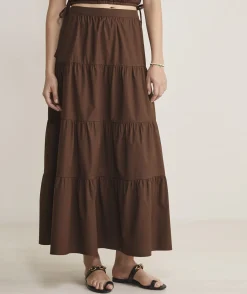 Tiered Maxi Skirt