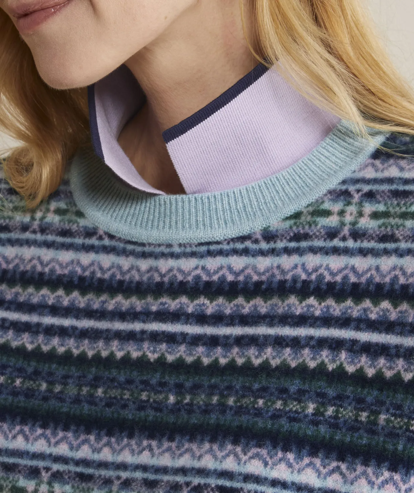 Tissue Weight Cashmere Mockneck Sweater