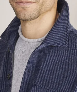 Twill Wool Shirt Jacket
