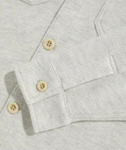 Twill Wool Shirt Jacket