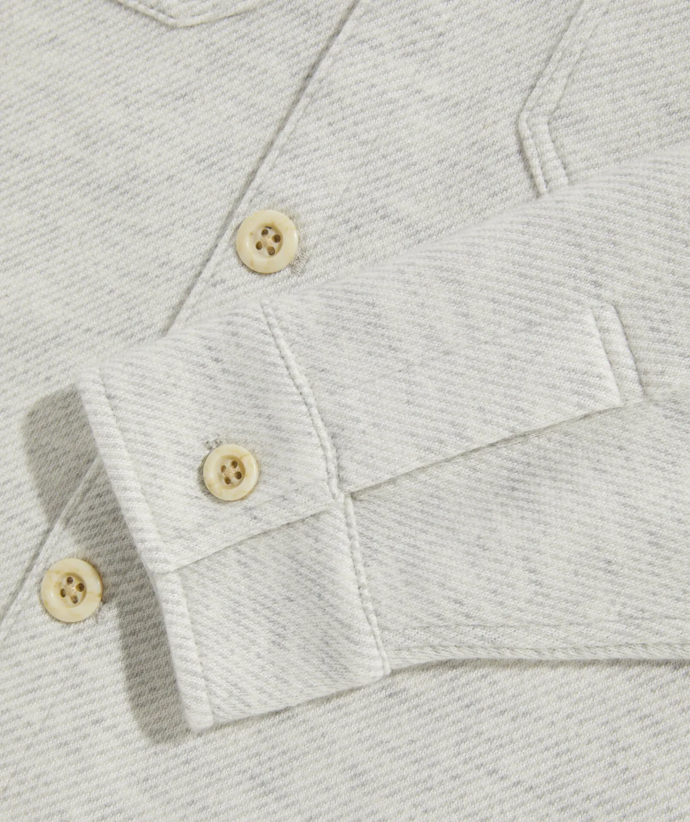 Twill Wool Shirt Jacket