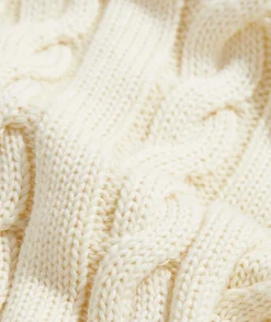 Varsity V-Neck Cotton Sweater