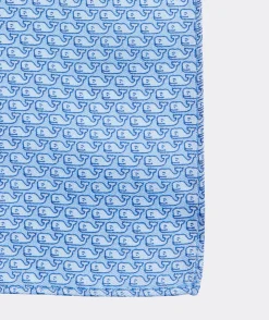Vineyard Whale Printed Pocket Square
