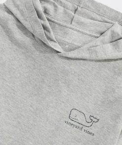 Vintage Whale Long-Sleeve Hoodie Tee