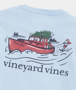 Water Skiing Santa Long-Sleeve Tee