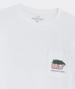 Whale & Tree Long-Sleeve Pocket Tee