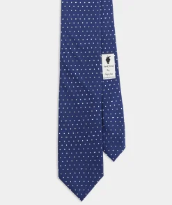 Whale Polka Dot Silk Tie